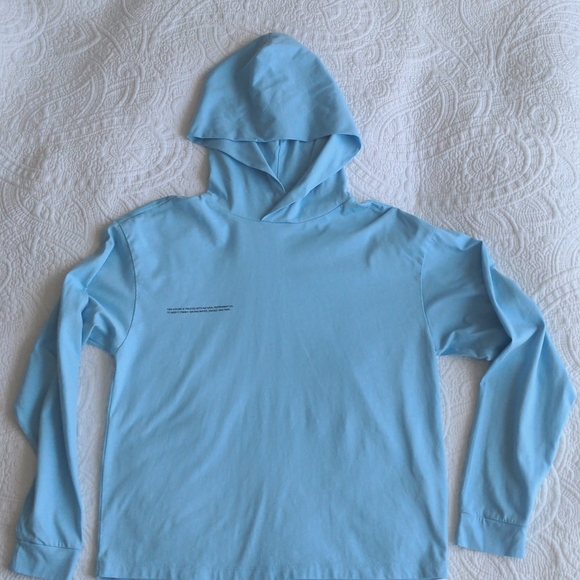 Pangaia Light Blue Hoodie - Picture 3 of 11